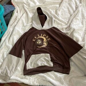 SHEIN colorblock eclipse hoodie